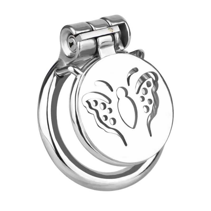butterfly flat chastity cage for Locktober-friendly design